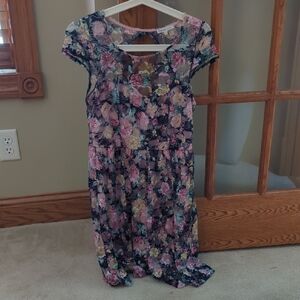 Charlotte Russe Multicolor Lace Dress